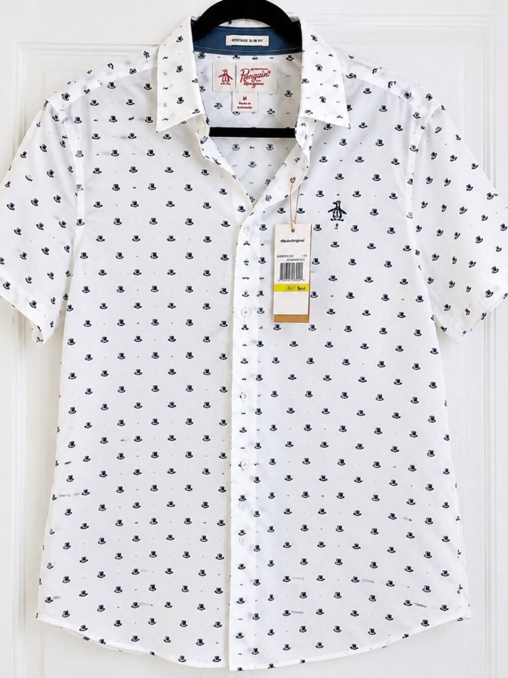 Original Penguin Heritage Slim Fit Short Sleeve Shirt – NWT – Men’s Medium